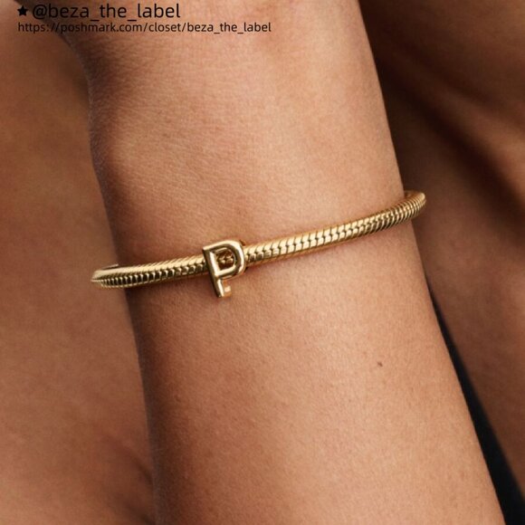 Pandora Letter P Alphabet Mini Charm|Pendant - Picture 4 of 5